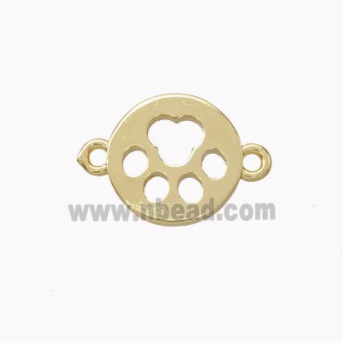 Copper Paws Connector Gold Plated