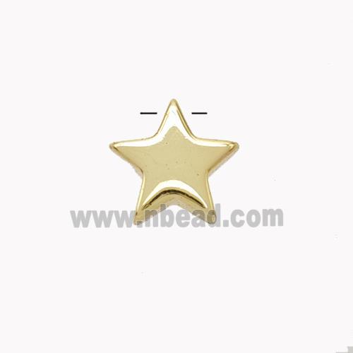 Copper Star Pendant Gold Plated