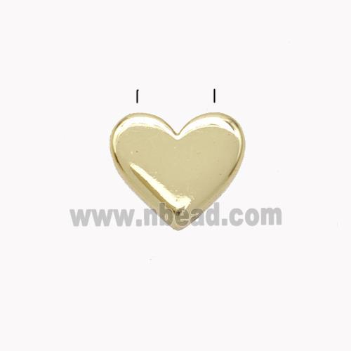 Copper Heart Pendant Gold Plated