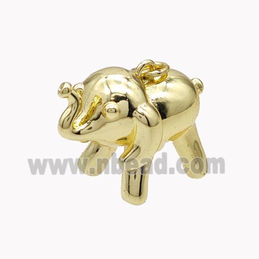 Copper Sheep Pendant Gold Plated