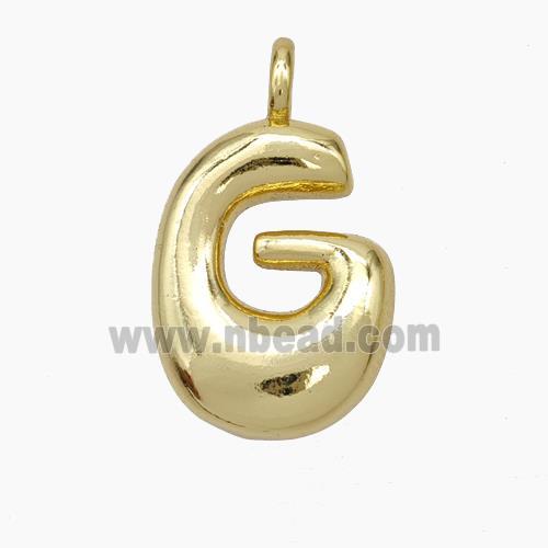 Copper Letter-G Pendant Gold Plated