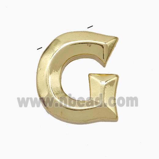 Copper Letter-G Pendant Gold Plated