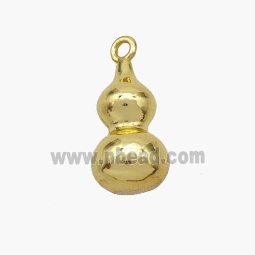 Copper Gourd Pendant Gold Plated