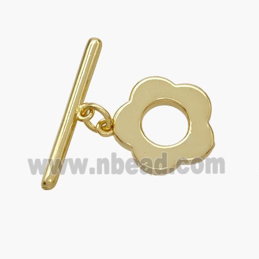 Copper Toggle Clasp Gold Plated