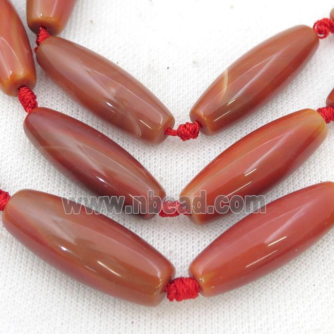 red Agate rice Beads
