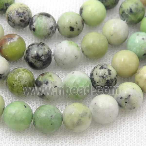 Australian Chrysoprase Beads round smooth