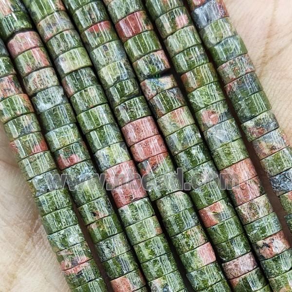 Unakite Heishi Beads