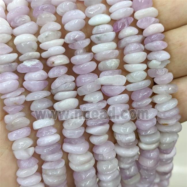 Natural Kunzite Chips Beads Freeform