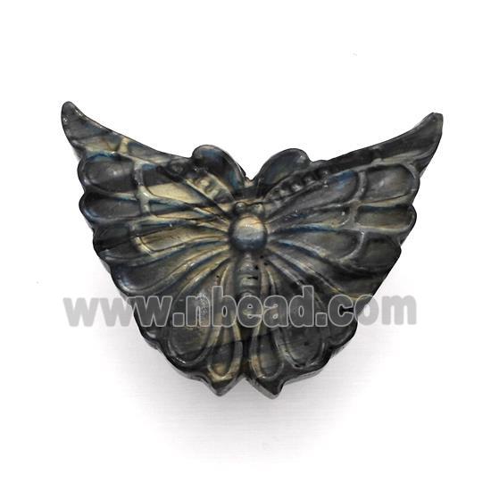 Labradorite Butterfly Pendant