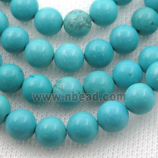 round green Magnesite Turquoise beads