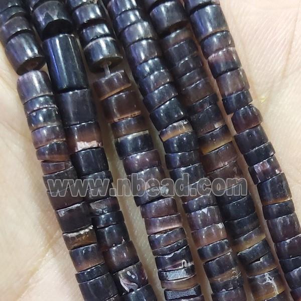 Philippine Clam Shell Beads Heishi Black