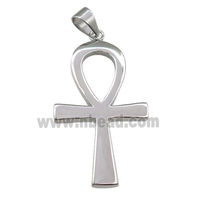 stainless steel cross pendant