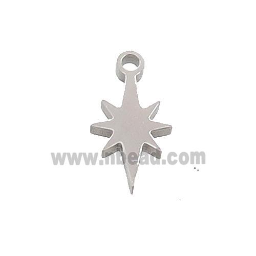 Raw Stainless Steel Northstar Pendant