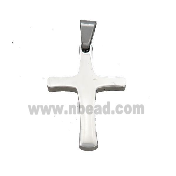 Raw Stainless Steel Cross