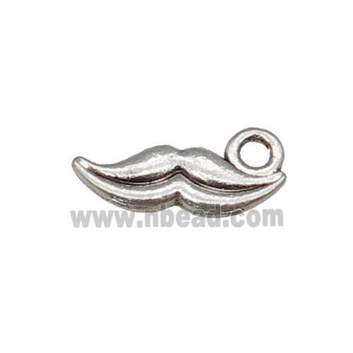 Tibetan Style Zinc Lips Charms Pendant Antique Silver