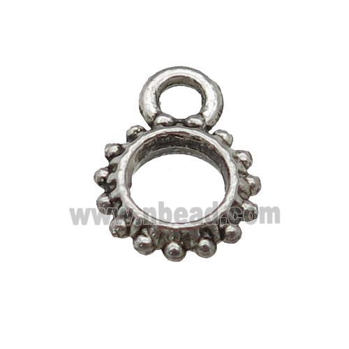 Tibetan Style Zinc Bail Antique Silver