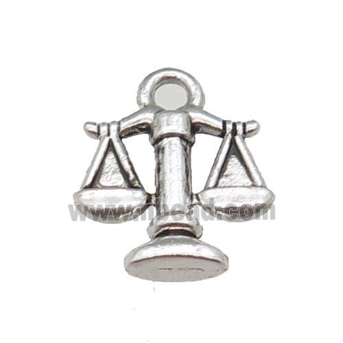 Tibetan Style Zinc Libra Charms Pendant Antique Silver