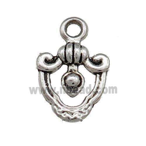 Tibetan Style Zinc Pendant Antique Silver