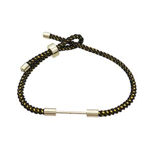 Nylon Bracelet Black, approx 3mm