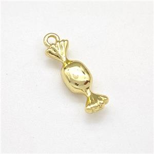 Copper Candy Charms Pendant Gold Plated, approx 5-18mm