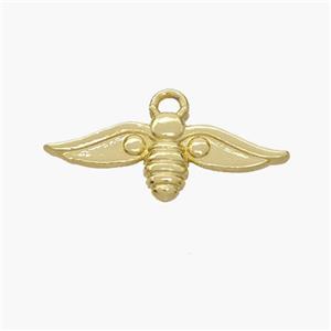 Copper Honeybee Pendant Gold Plated, approx 7-20mm