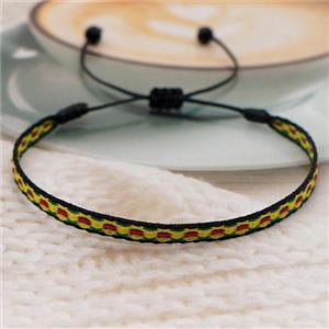 nepal style Handmade braid Bracelet, adjustable, approx 4-6mm, 16-24cm length