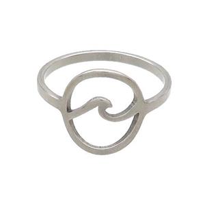 Raw Stainless Steel Rings, approx 12-13mm, 18mm dia