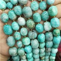 Green Amazonite Beads Nugget Freeform Polished, approx 10-15mm