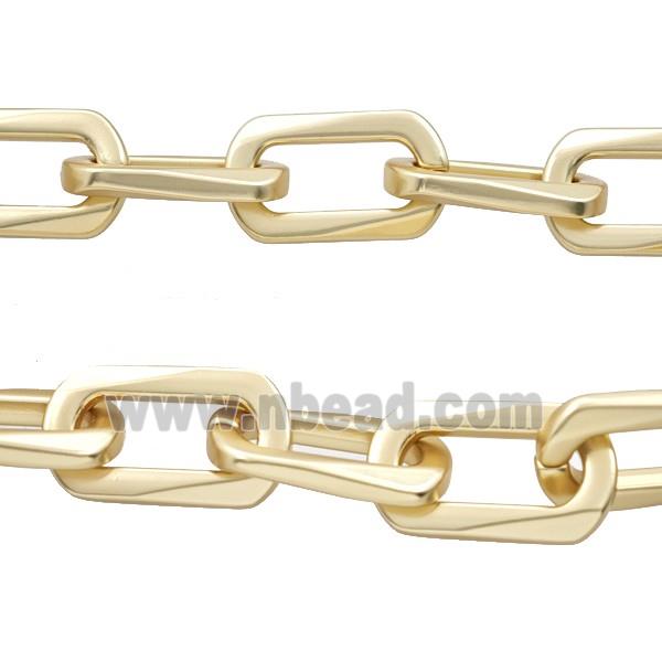 Alloy Chain Matte Gold
