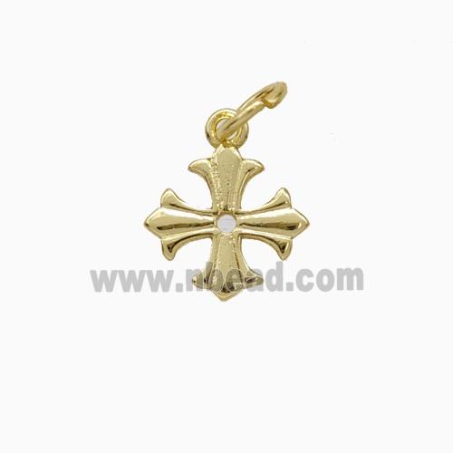 Copper Cross Pendant Gold Plated