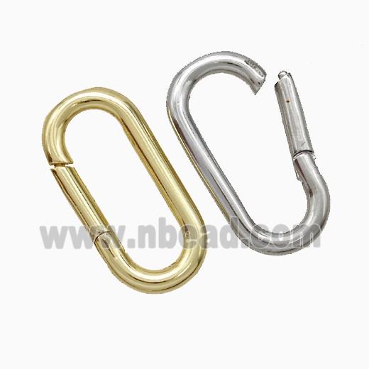Copper Carabiner Clasp Mixed