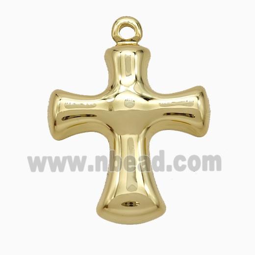 Copper Cross Pendant Gold Plated