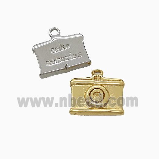 Copper Camera Charms Pendant Mixed