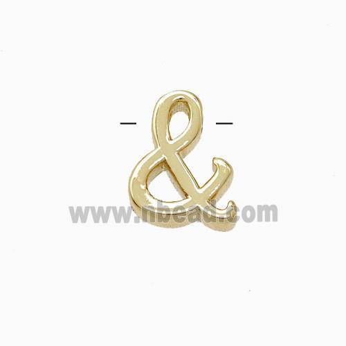 Copper And Signs Pendant Gold Plated