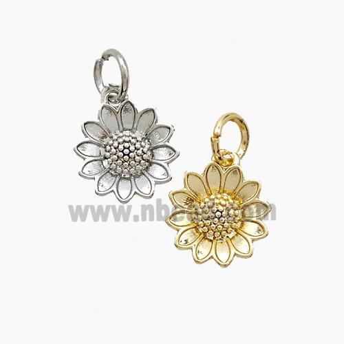 Copper Sunflower Pendant Mixed