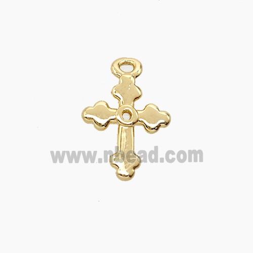 Copper Cross Pendant Gold Plated