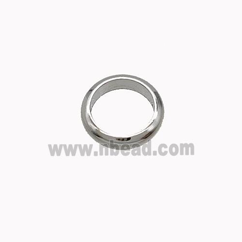 Copper Jumprings Closed Platinum Plated