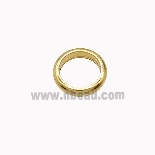 Copper Jumprings Closed Gold Plated