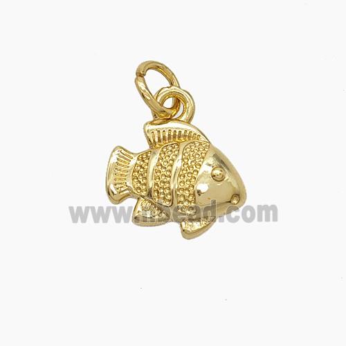 Copper Fish Pendant Gold Plated