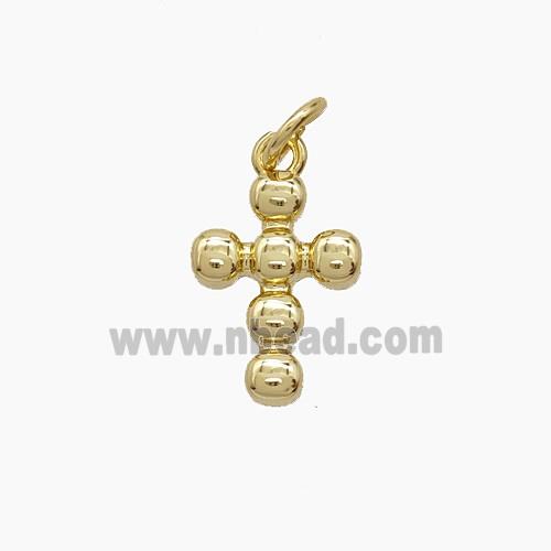 Copper Cross Pendant Gold Plated