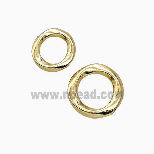 Copper Jumprings Gold Plated