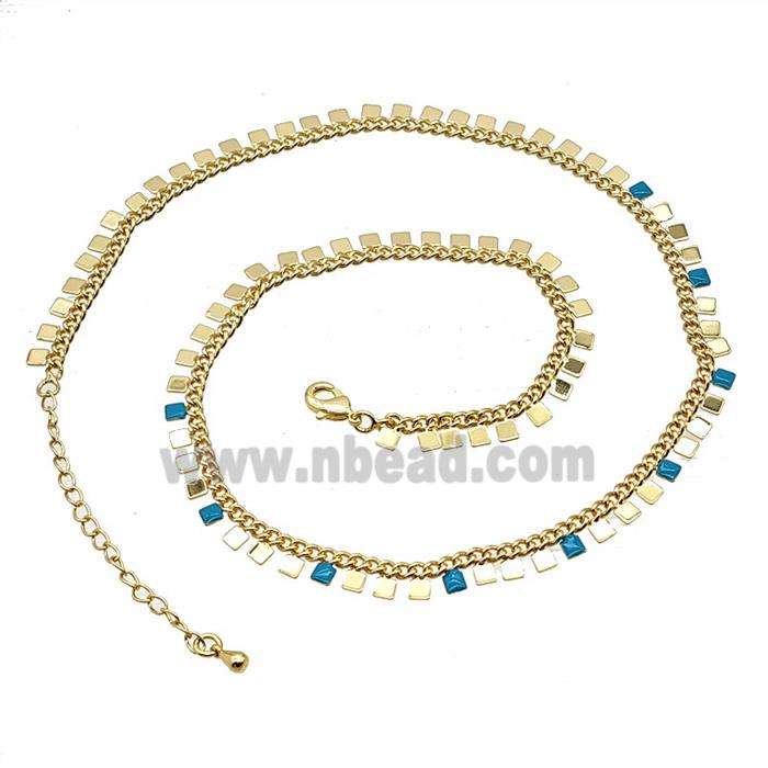 Copper Necklace Chain Gold Plated