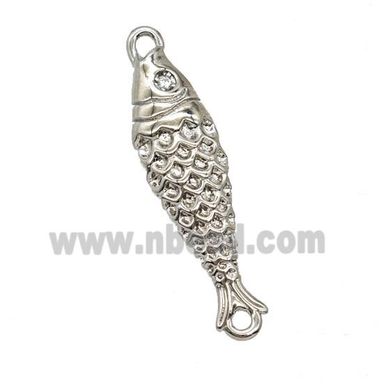 Copper Fish Connector Platinum Plated