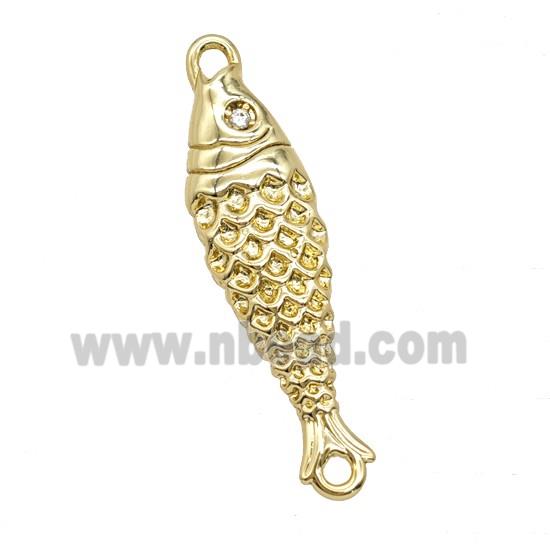 Copper Fish Connector Gold Plated
