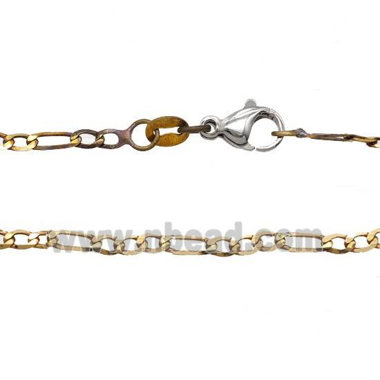 Raw Copper Necklace Chain