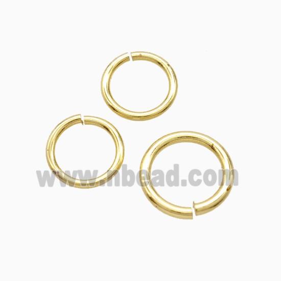 Copper Jumprings Gold Plated