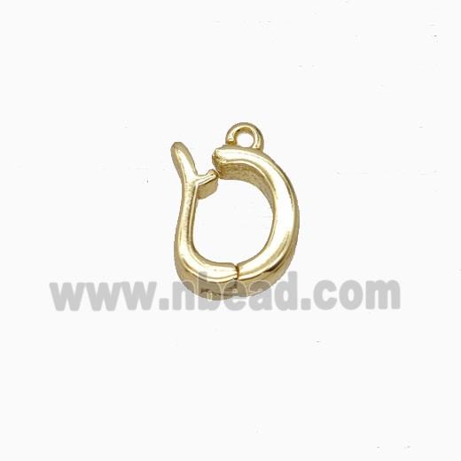 Copper Clasp Gold Plated