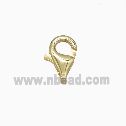 Copper Lobster Clasp Gold Plated