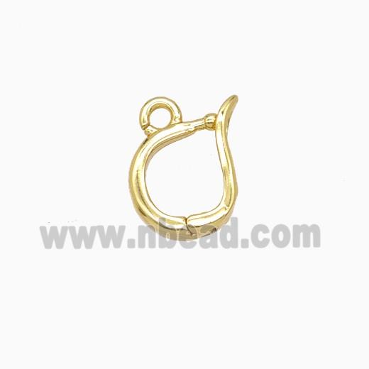 Copper Clasp Gold Plated