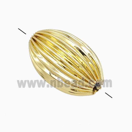 Copper Rice Beads Gold Plated